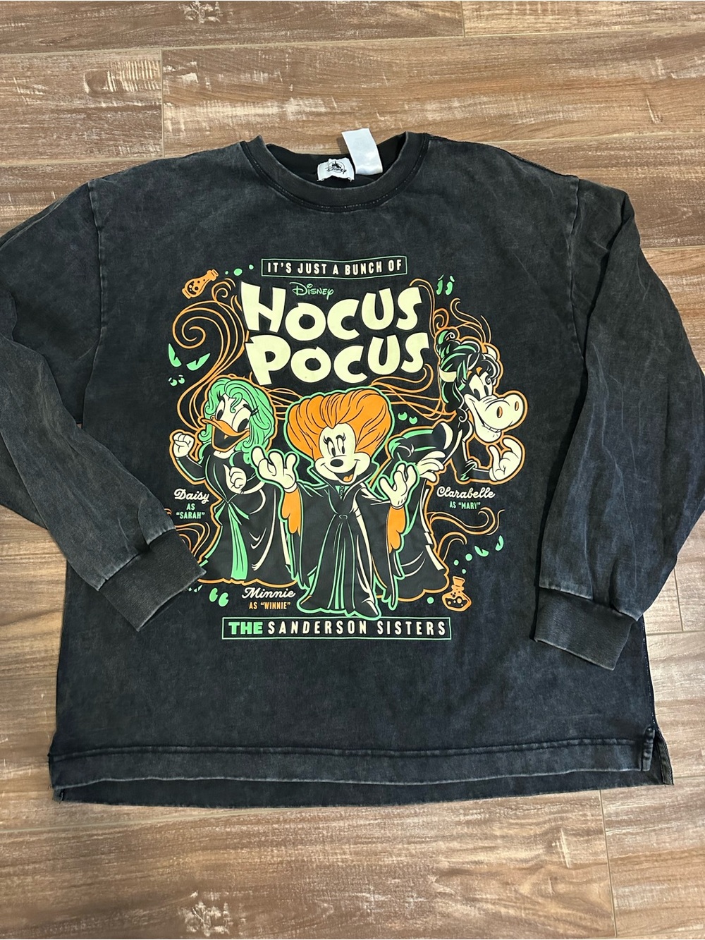 Disney Hocus Pocus Minnie Sanderson Sisters Spirit Jersey Longsleeve